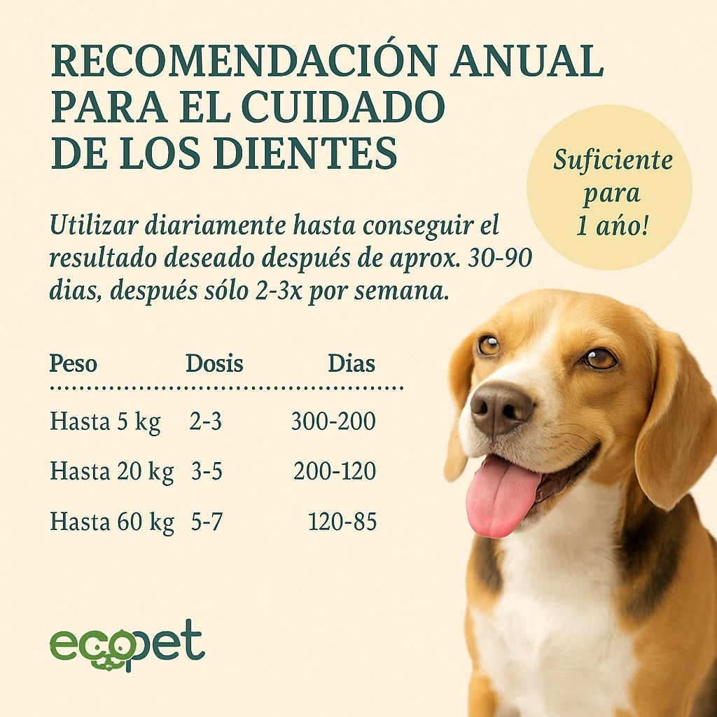 Spray dental 100% natural para perros y gatos (100 ml)