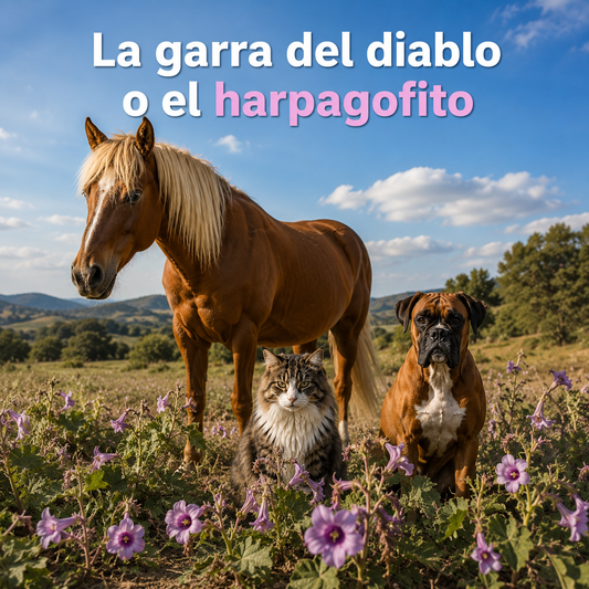 Garra del Diablo para Caballos, Perros y Gatos: El Antiinflamatorio Natural bajo la Lupa Veterinaria