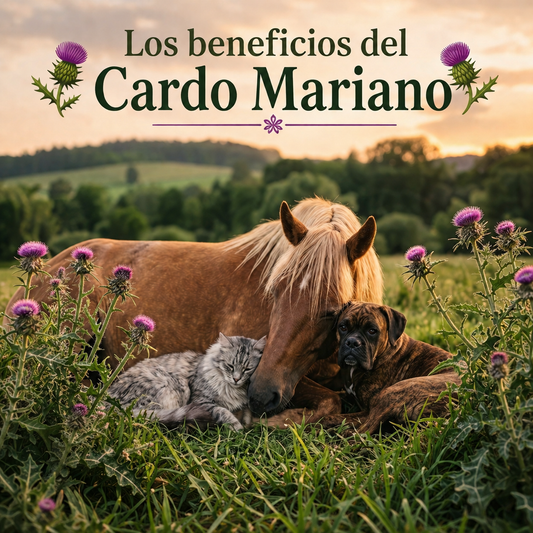 Cardo Mariano: El Aliado Natural para el Hígado de Caballos, Perros y Gatos