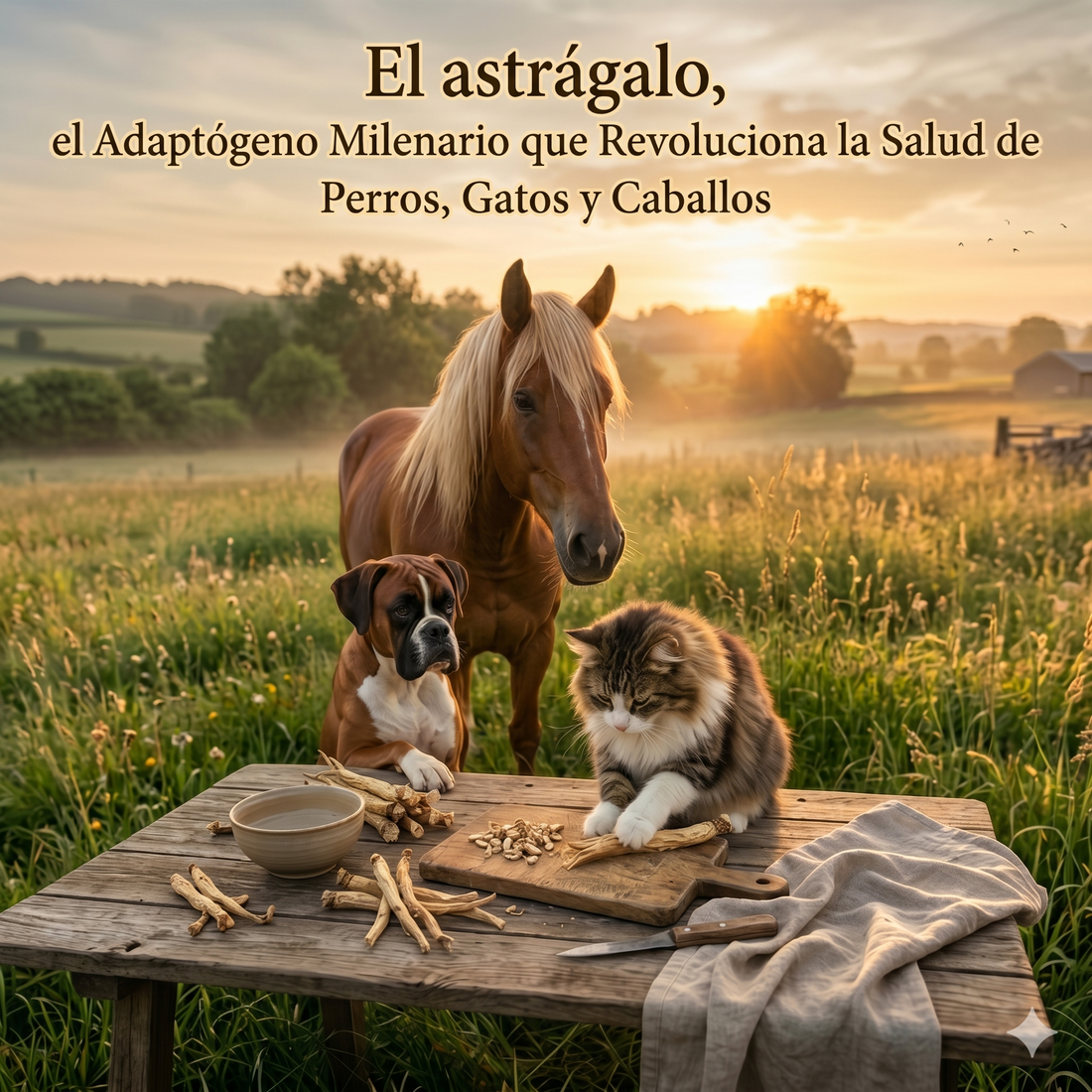 Astrágalo: El Adaptógeno Milenario que Revoluciona la Salud de Perros, Gatos y Caballos