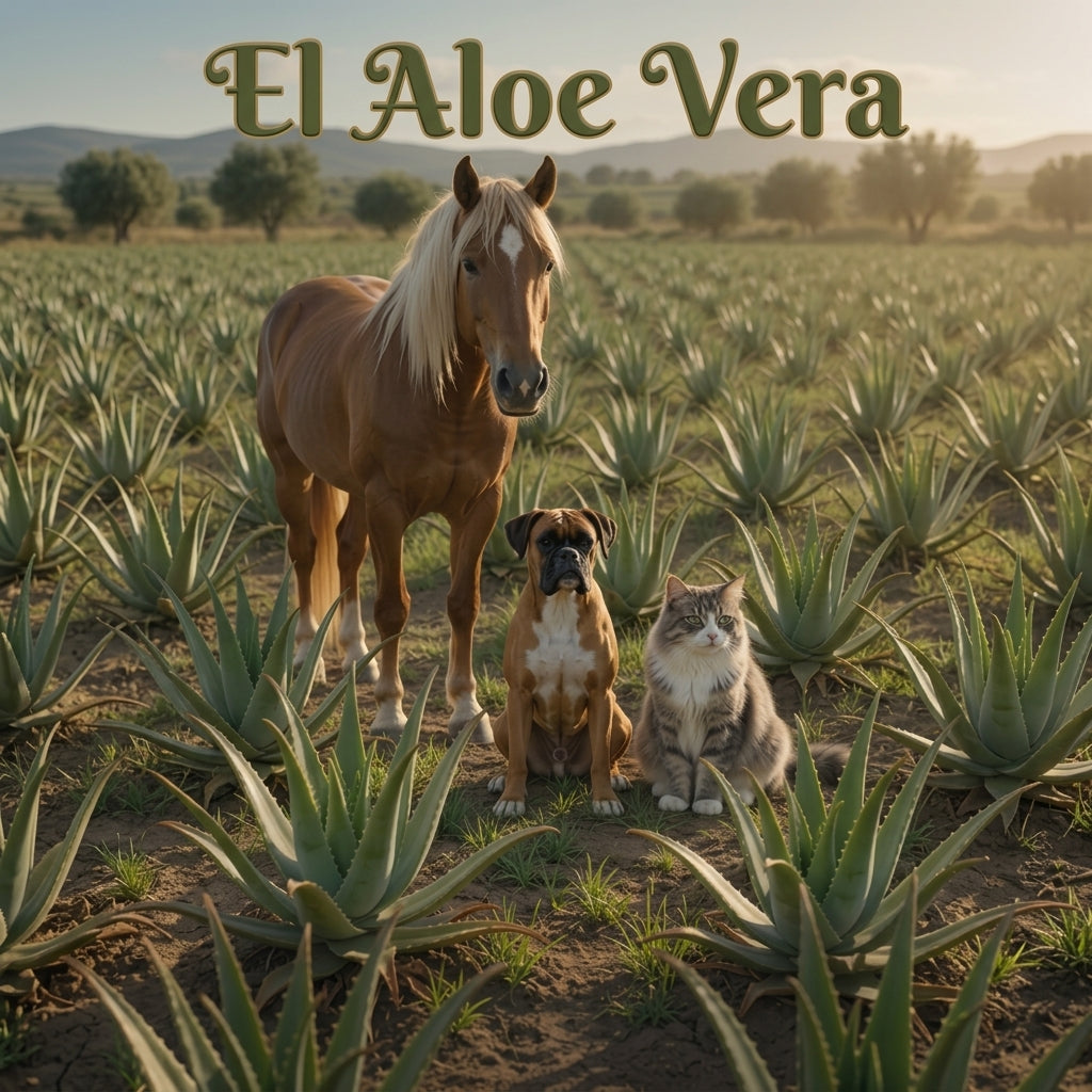 Aloe Vera para Caballos, Perros y Gatos