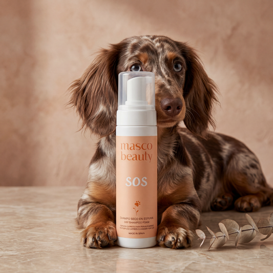 Champú seco para perros: limpia y elimina el mal olor en segundos sin aclaradoChampú seco para perros: limpia y elimina el mal olor en segundos sin aclarado