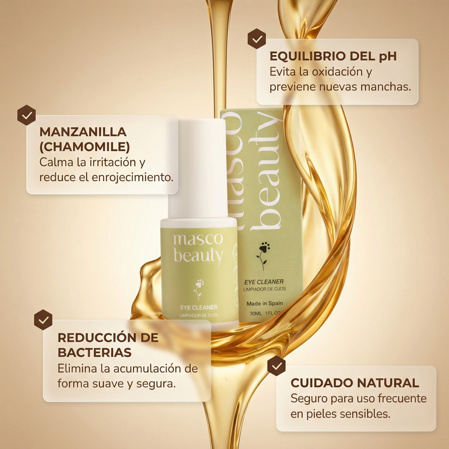Limpiador de ojos para perros Masco Beauty 30ml
