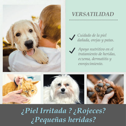 Spray de plata coloidal para la piel de perros y gatos