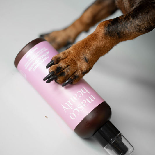 Acondicionador para perros suavizante y desenredanteAcondicionador para perros suavizante y desenredante